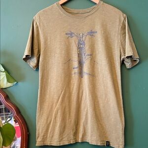United By Blue Bike Summit Mens L T-shirt Made in USA Organic Cotton